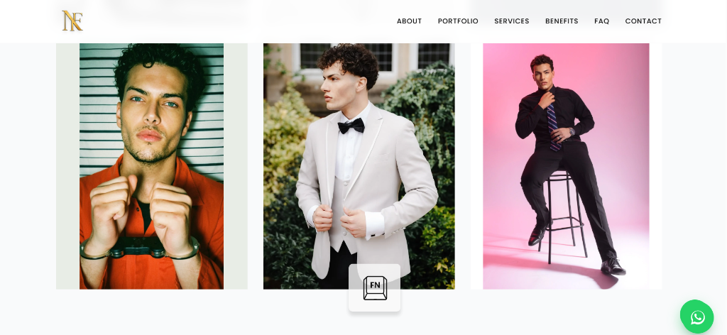 Nicolas Furoni professional portfolio homepage